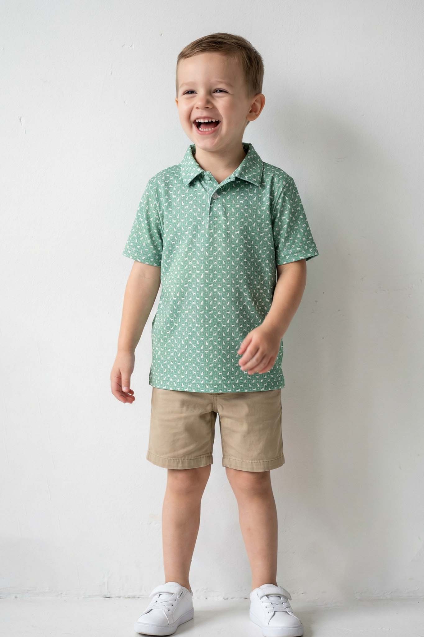 Daddy & Me Matching Short Sleeve Polos | Man's Best Friend - Image 3