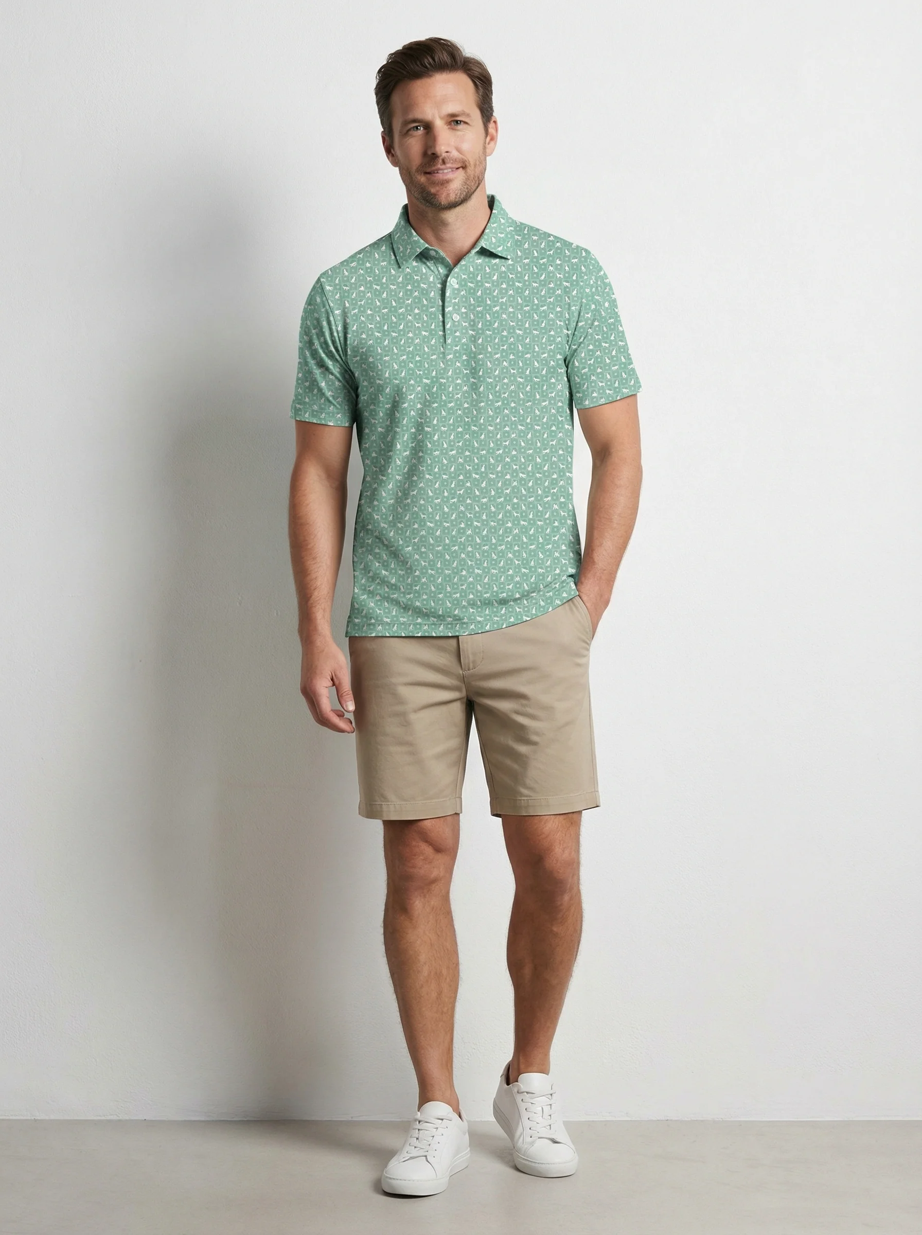 Daddy & Me Matching Short Sleeve Polos | Man's Best Friend - Image 7