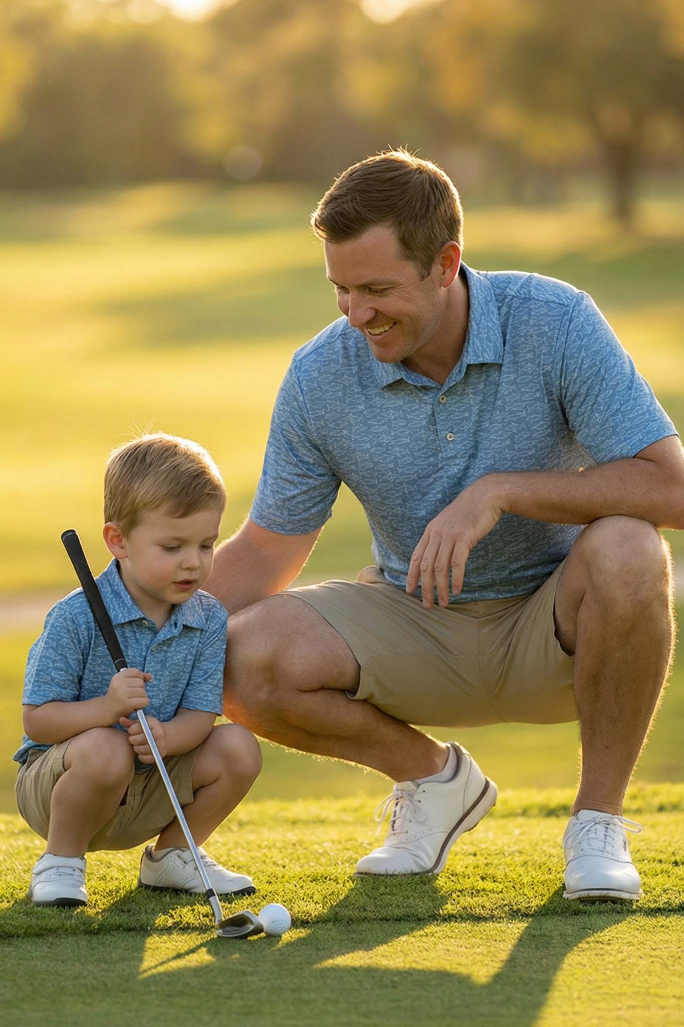 Daddy & Me Matching Short Sleeve Polos | Reel Legends - Image 8
