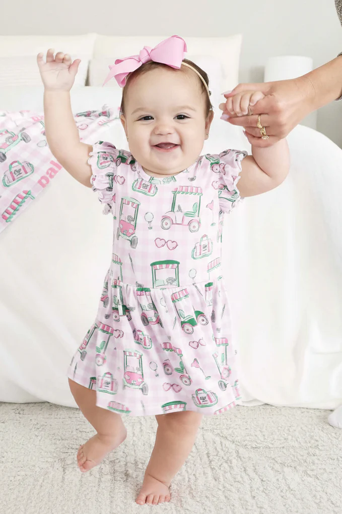 Sleeveless Twirl Bodysuit | Birdie Babes Pink