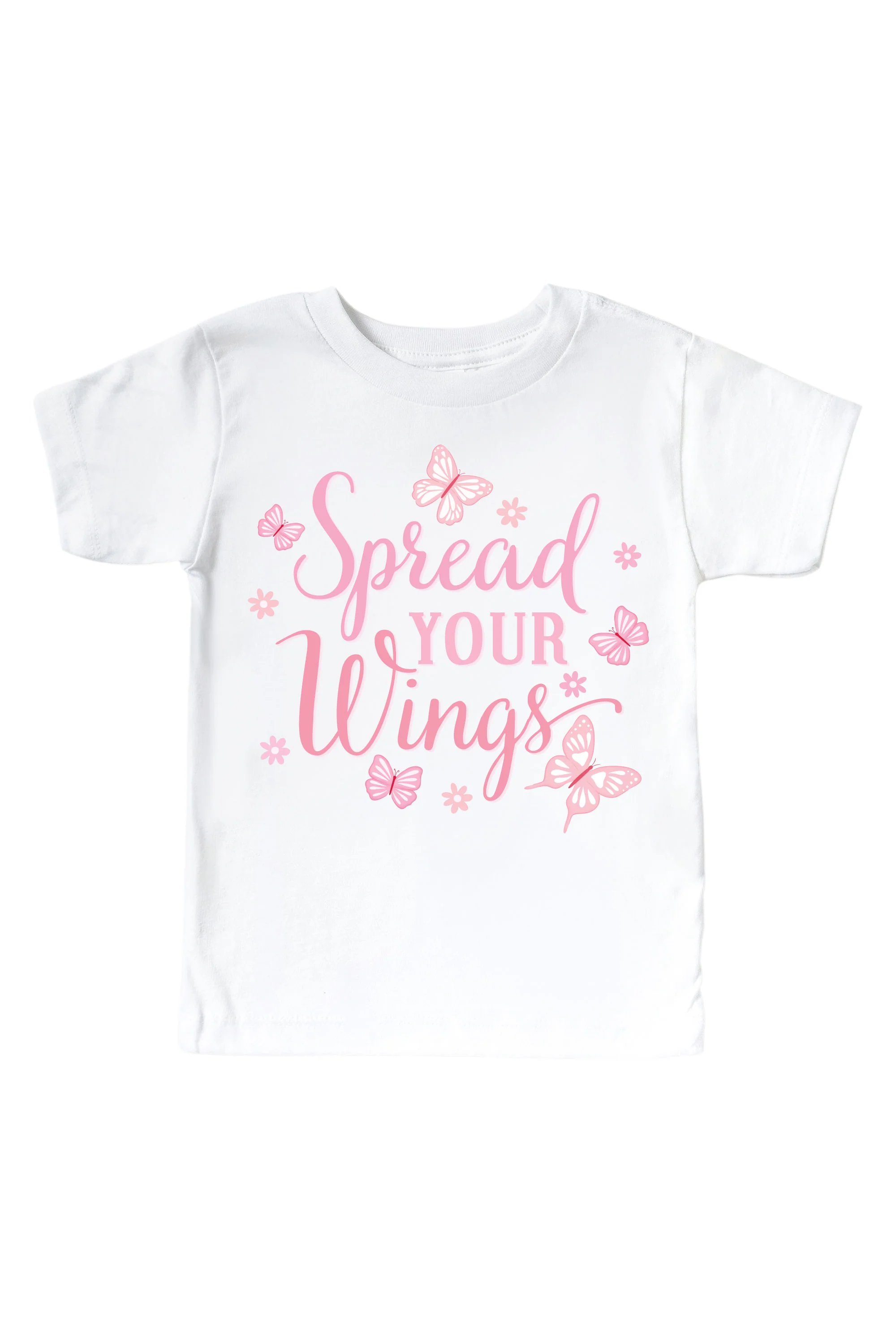 Spread Your Wings Graphic Bodysuit & Kids Tee | White - Image 3