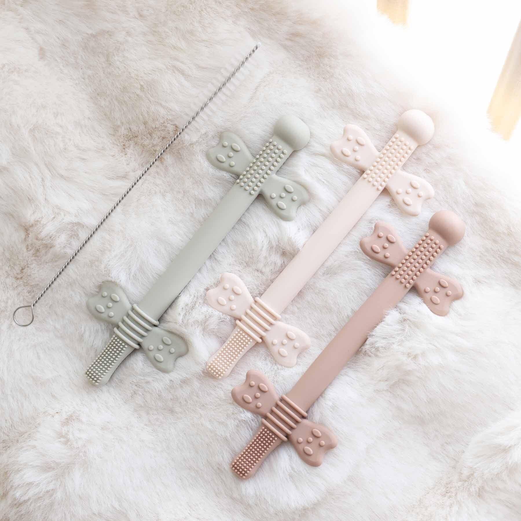 Teething Straw Set