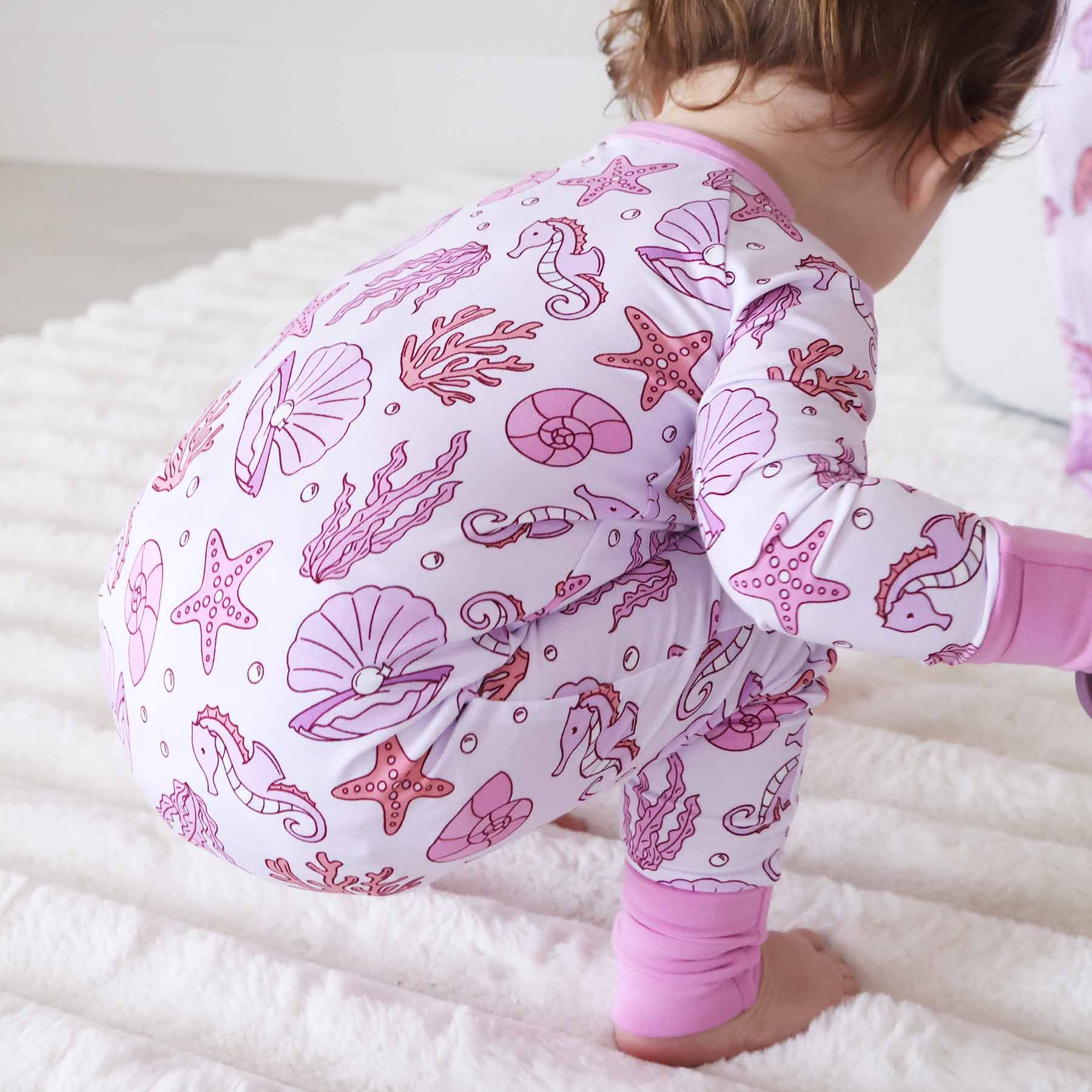 Tiny Tides Convertible Zip Romper | Pink - Image 10