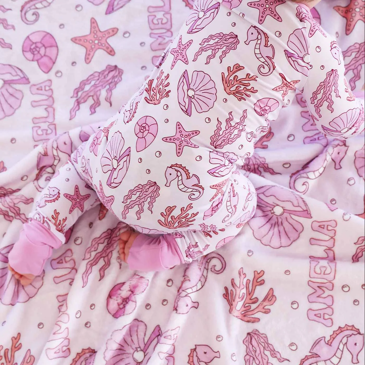Tiny Tides Convertible Zip Romper | Pink - Image 5