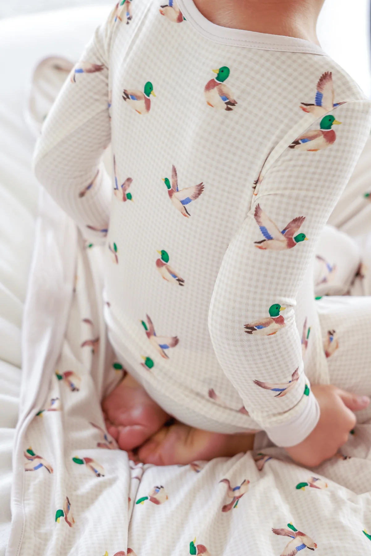 Two Piece Bamboo Pajama Set | Little Mallard - Image 4