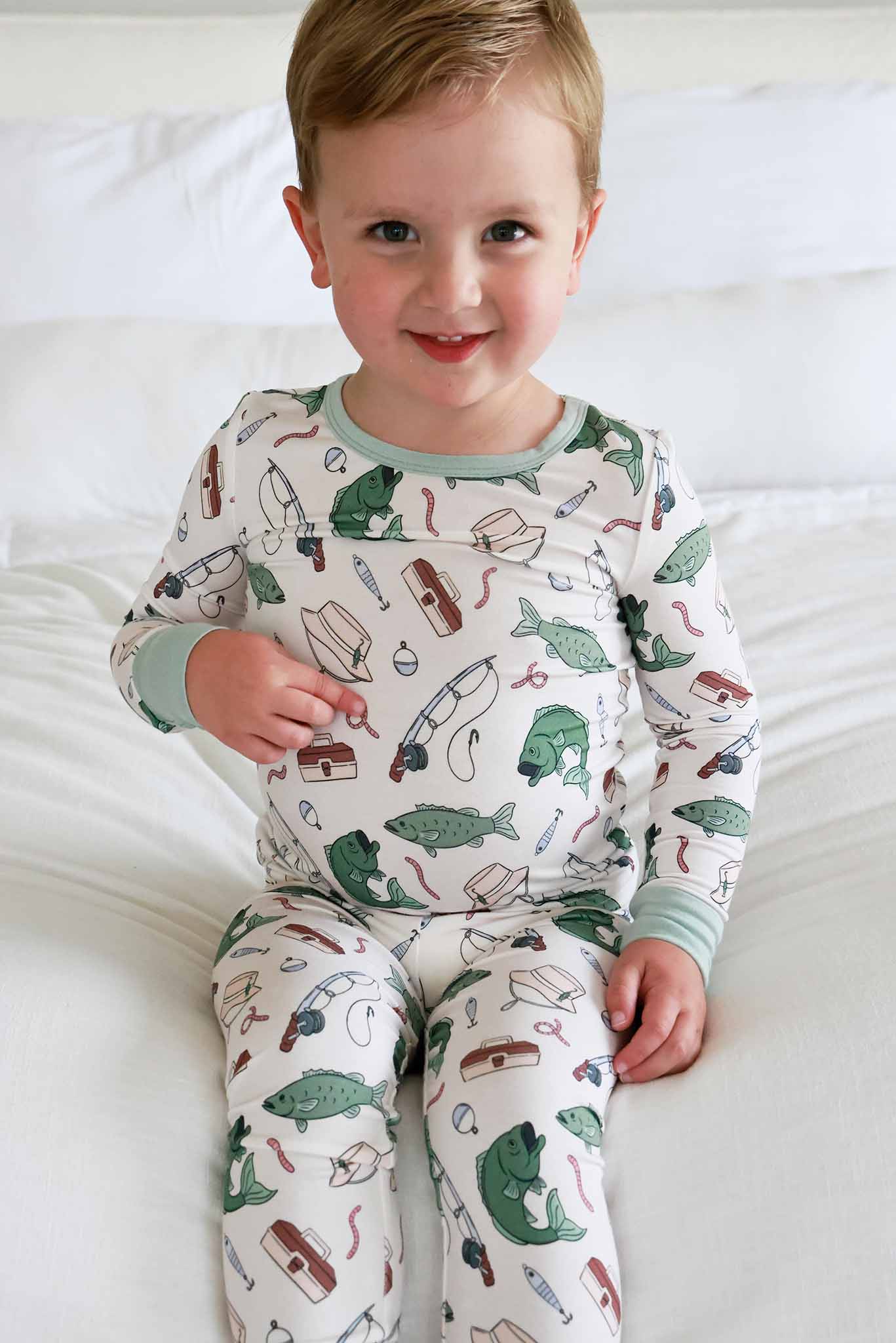 Two Piece Bamboo Pajama Set | Off the Hook