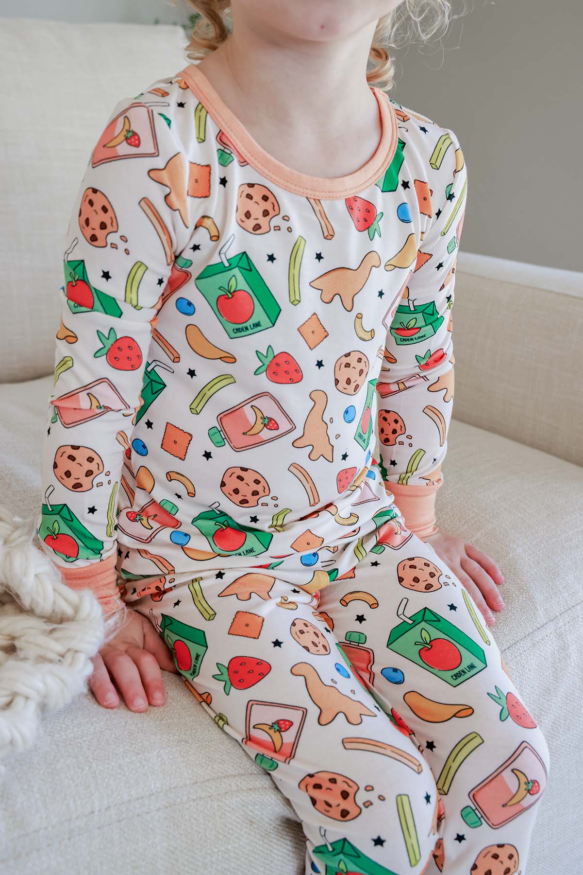 Two Piece Bamboo Pajama Set | Snack Attack - Image 6