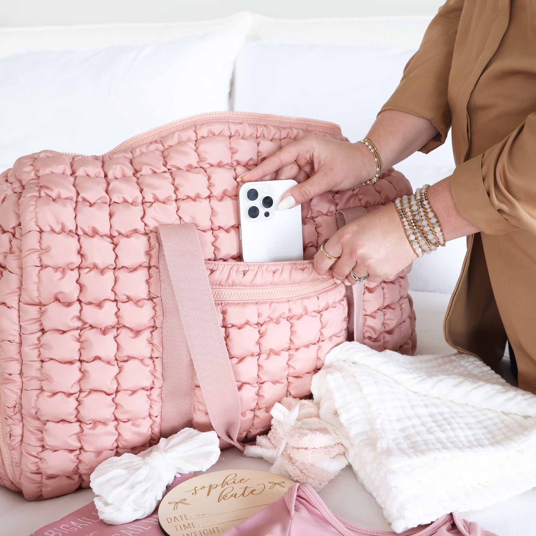 Weekender Bag | Mauve - Image 8