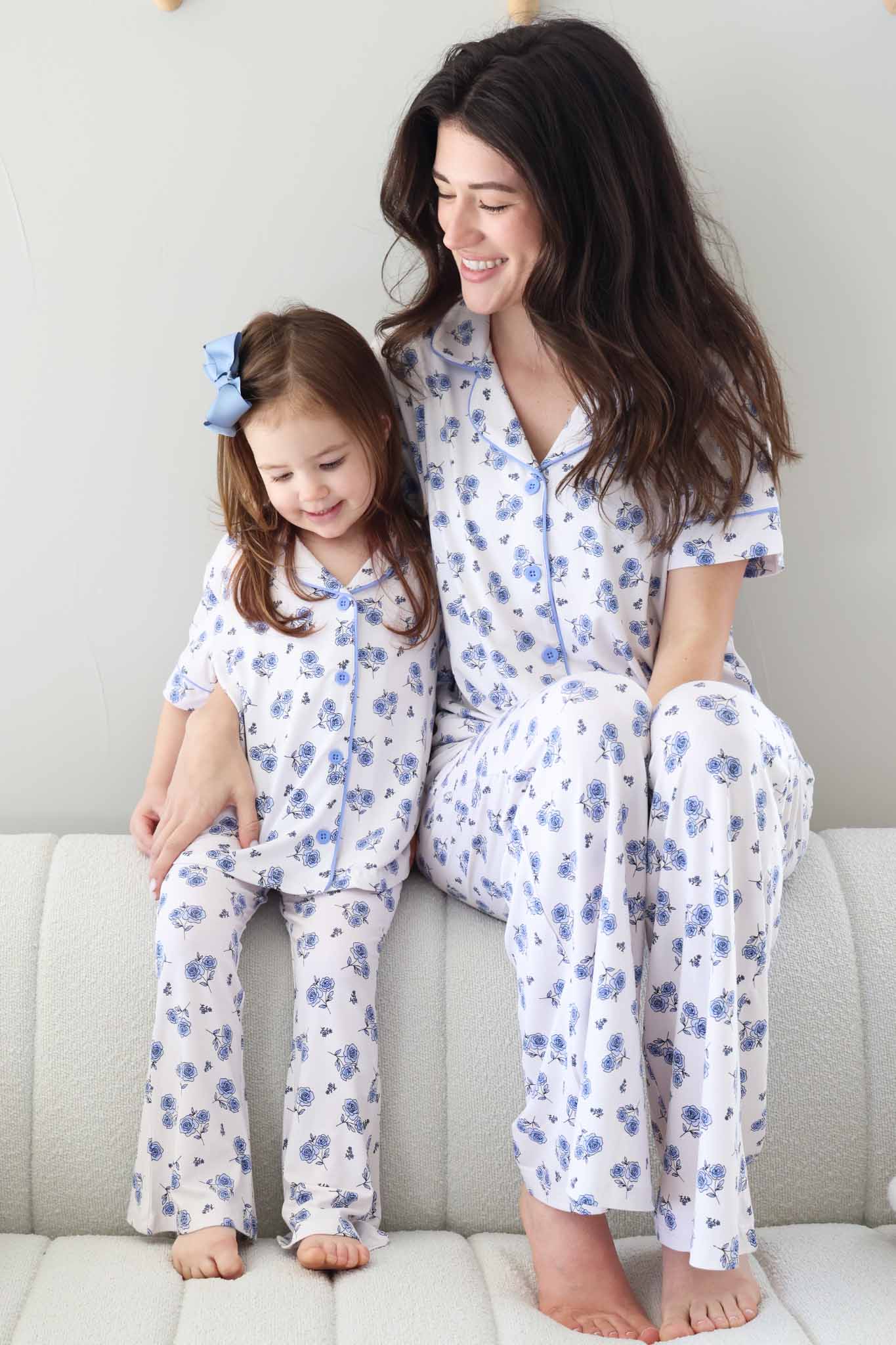 Girl's Two Piece Flare Lounge Set | Sapphire Garden - Image 13