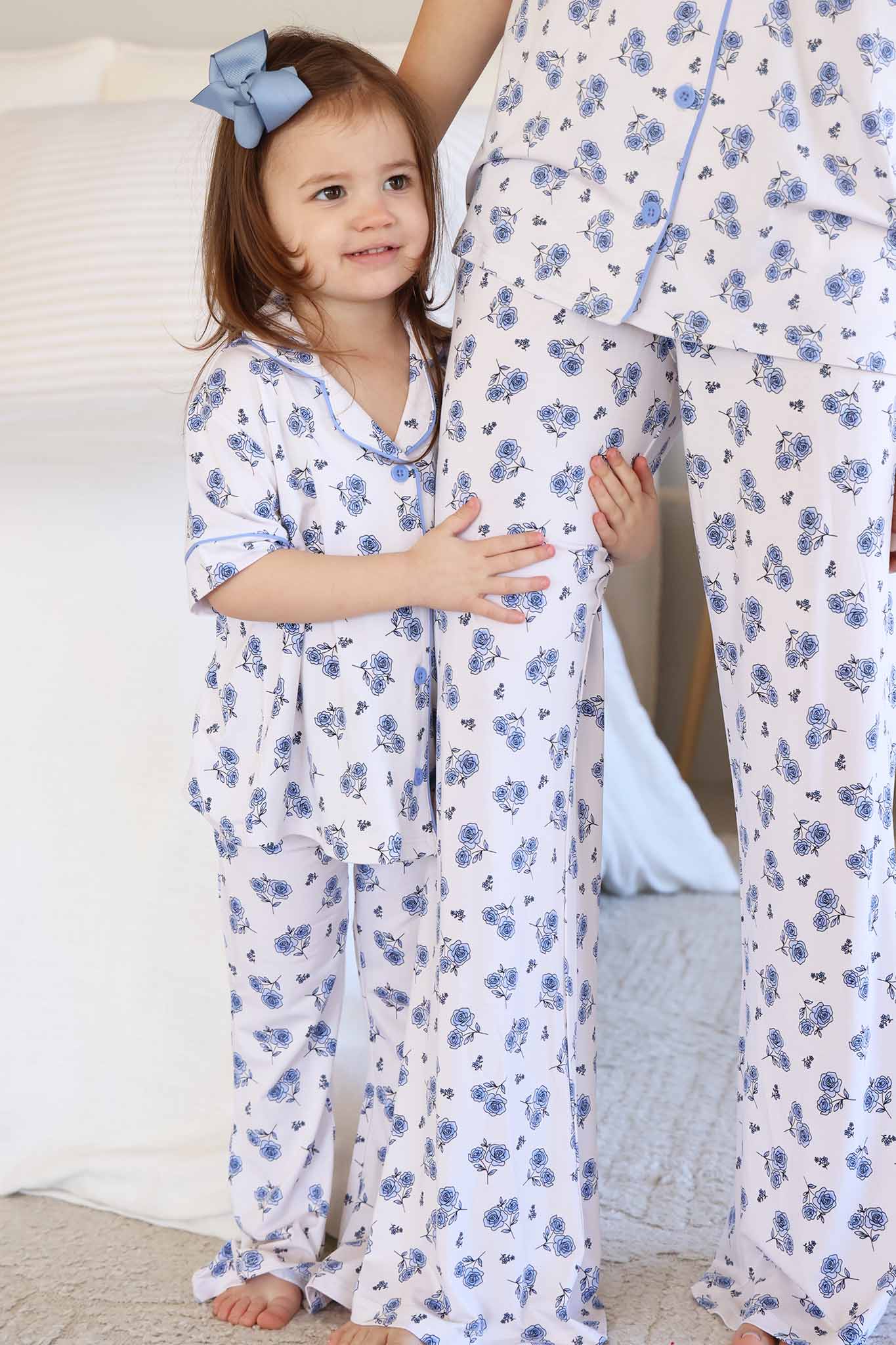 Girl's Two Piece Flare Lounge Set | Sapphire Garden - Image 11
