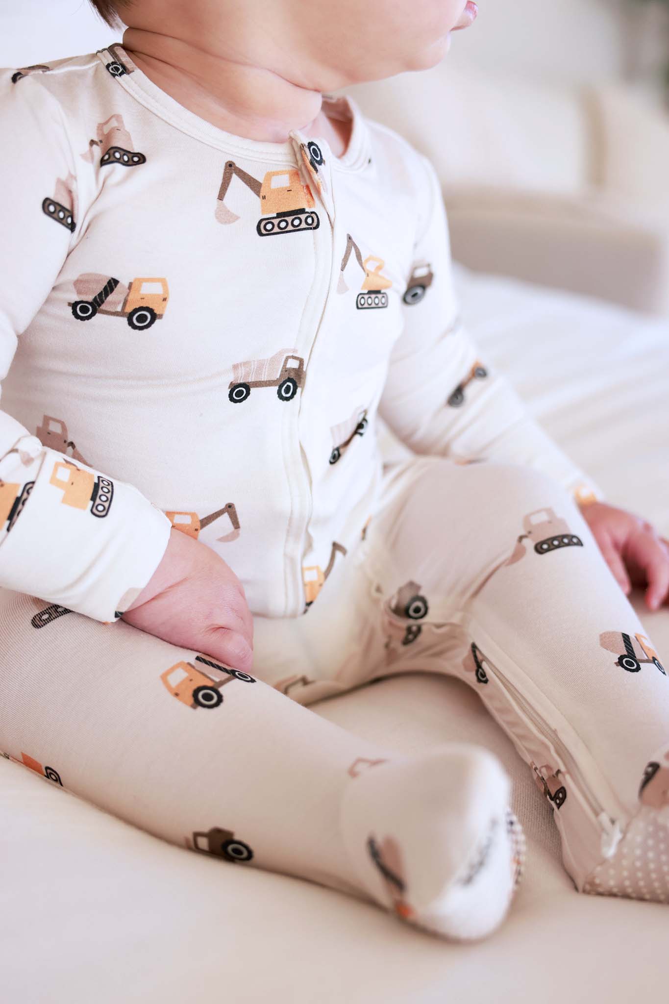 Zipper Footie | Little Builder - Image 2